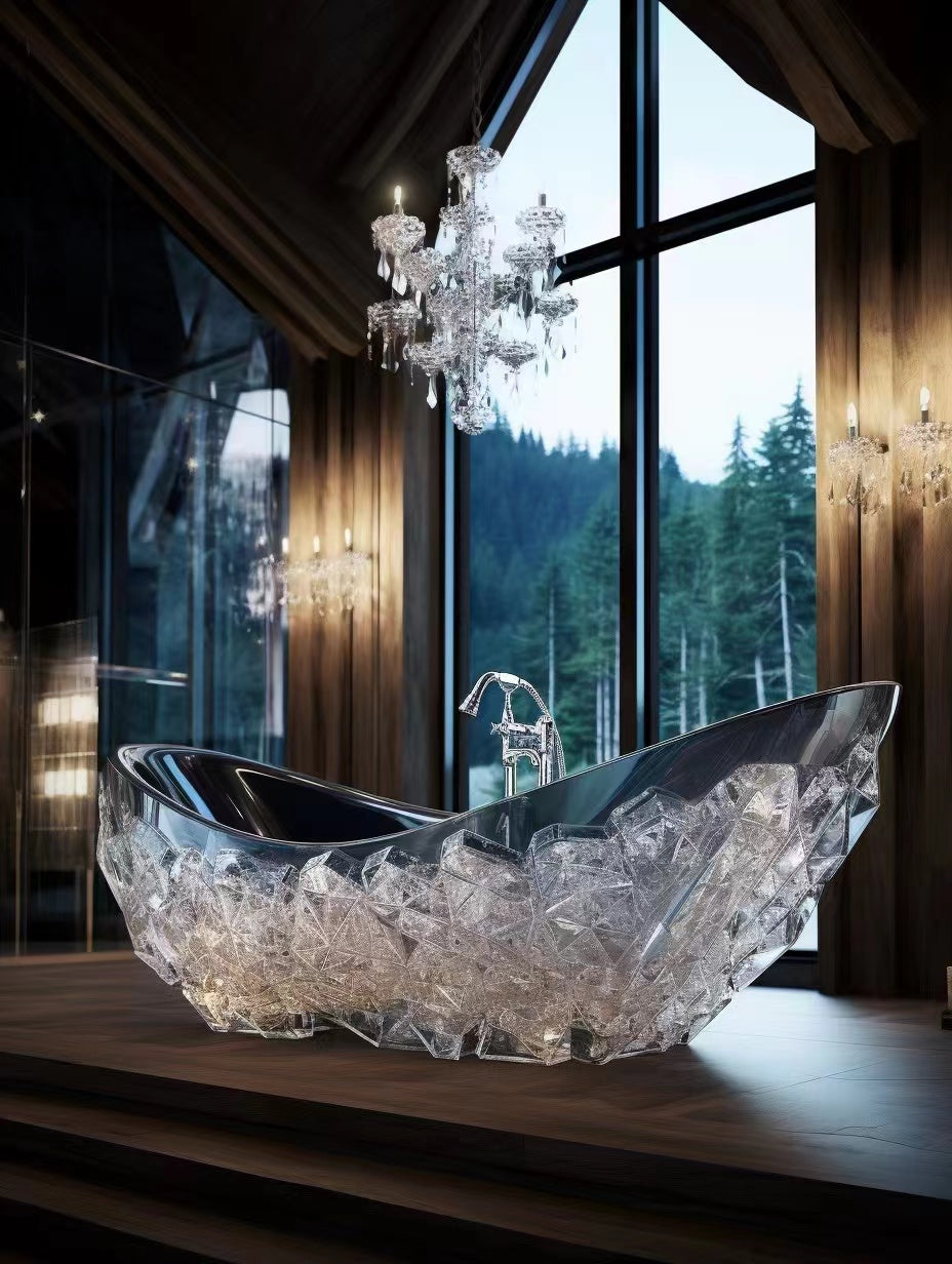 Crystal bathtub