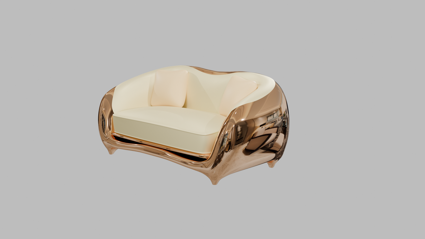 Luxury  gold sofa