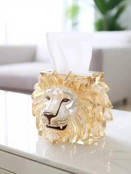 Crystal Lion tissue box