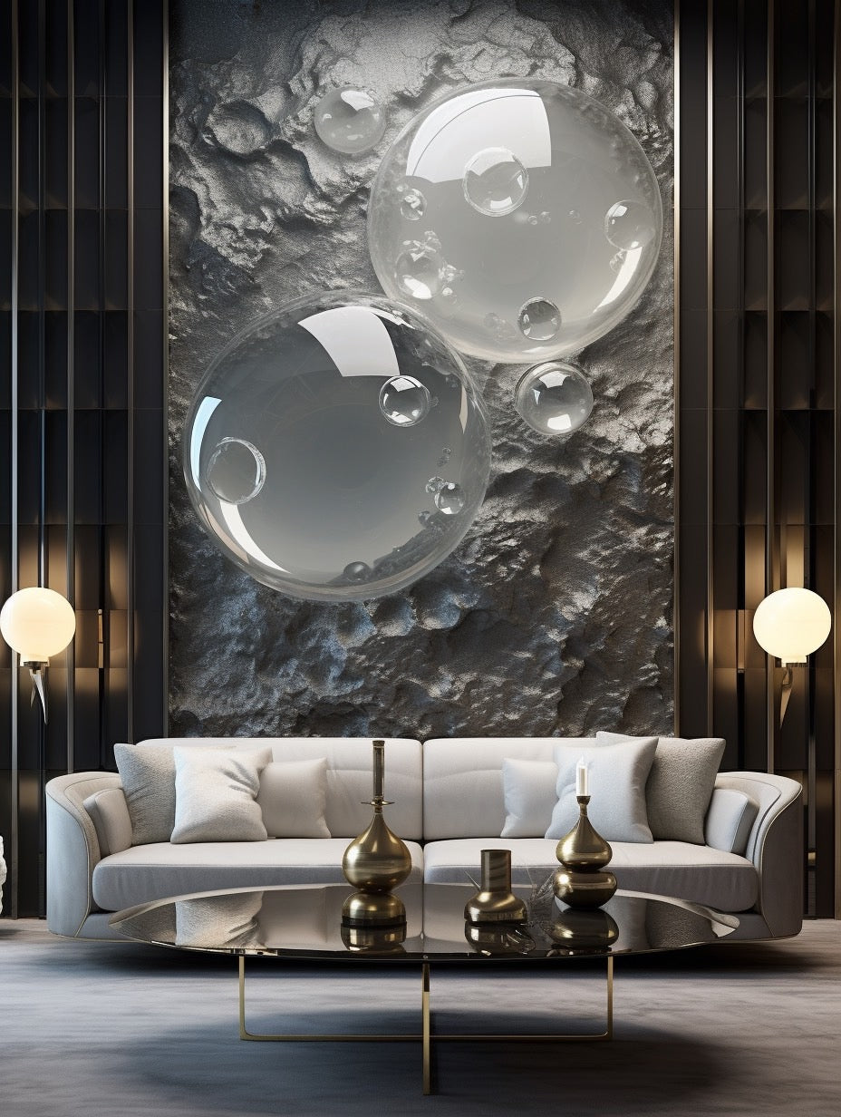 Moon decoration wall