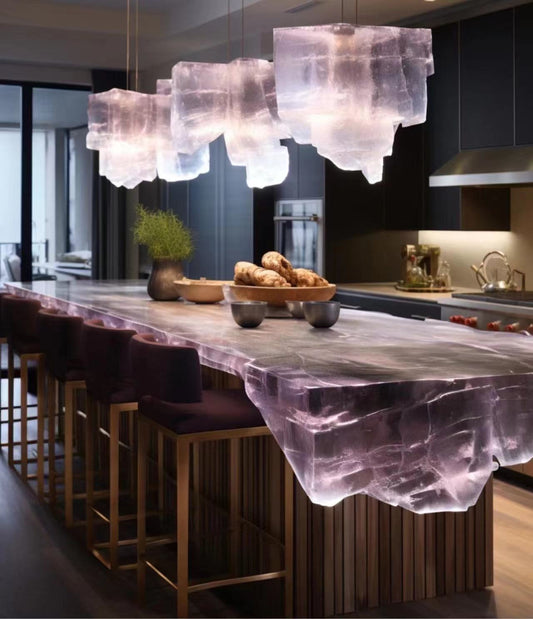 Crystal bar table