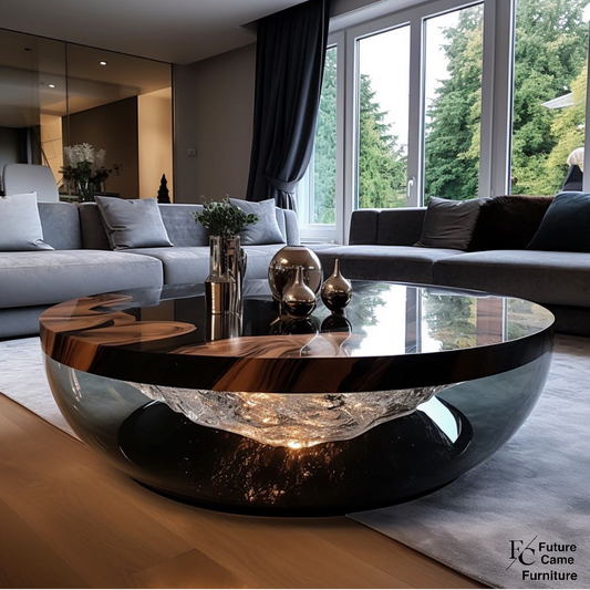 Crystal coffee table