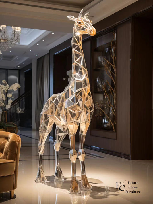 A big crystal Giraffe