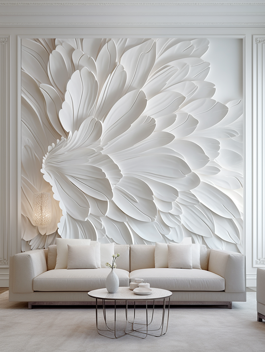 Flower wall art