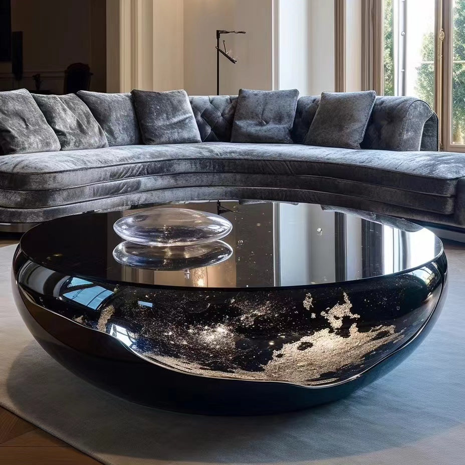 Crystal coffee table