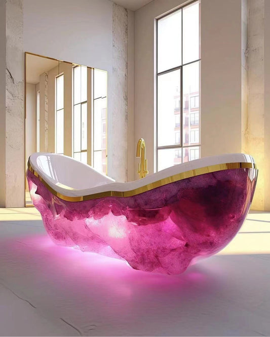 Crystal bathtub