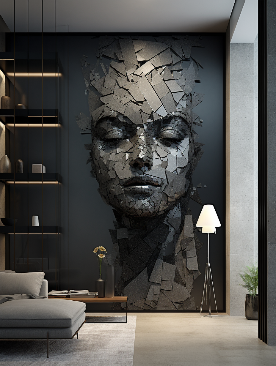 Lady wall art